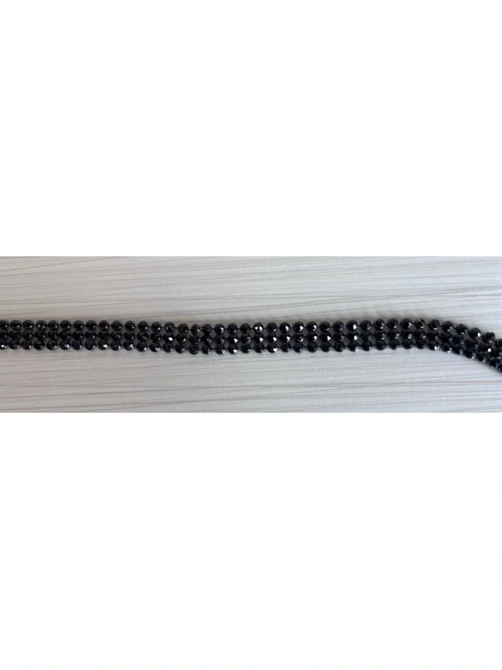 Vintage Black Rhinestone Belt Multi-Row Crystal Chain Waist Jewelry
